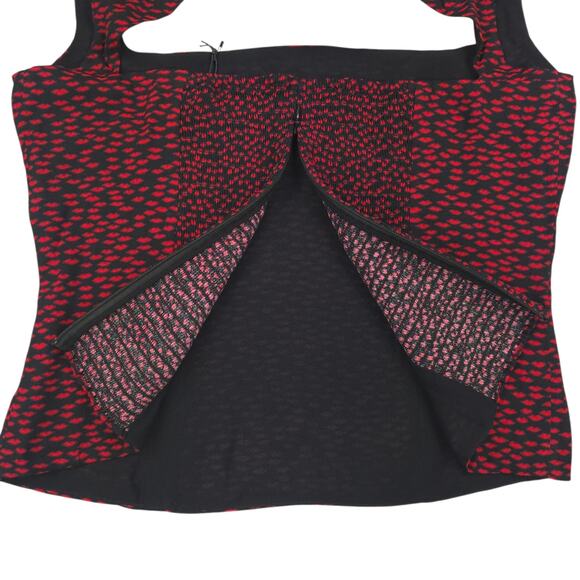 Reformation Diandra Top French Kiss Cut Out Sleeveless Smocked Blouse - Picture 5 of 9